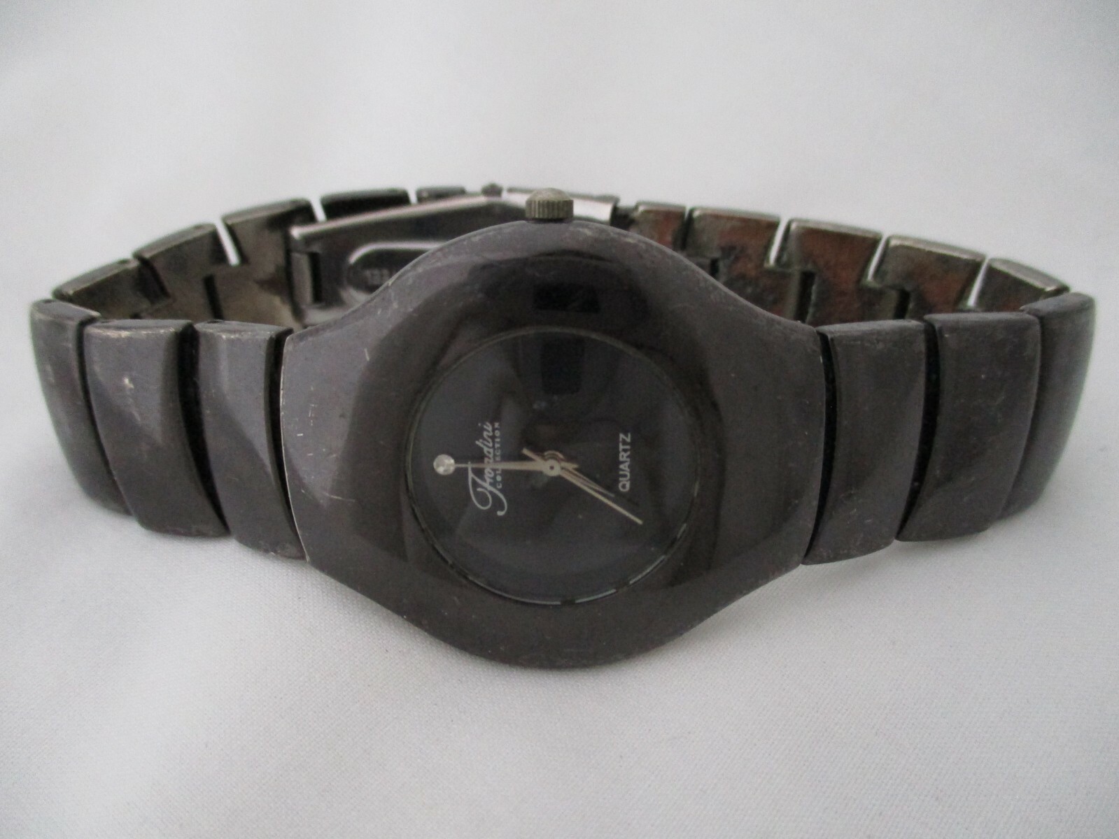 Frondini Collection Men’s Black Band Analog Watch