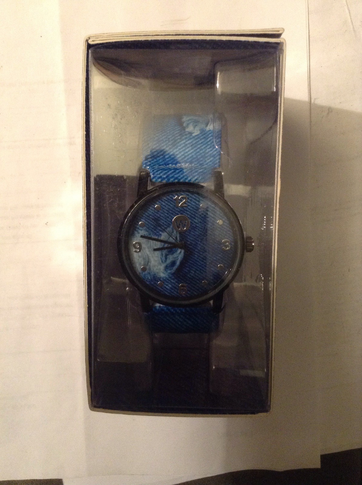 Watchitude Limited Edition Snap Watch # 613 Denim NIB