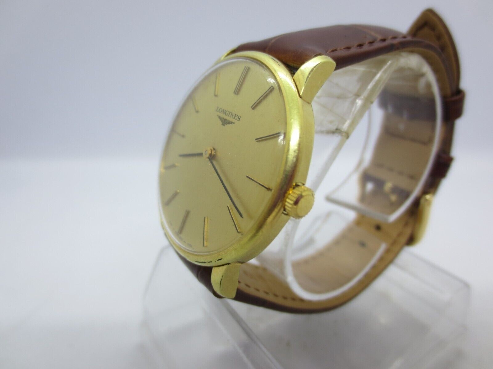 VINTAGE LONGINES L847.4 GOLDPLATED HANDWIND MENS DRESS WATCH
