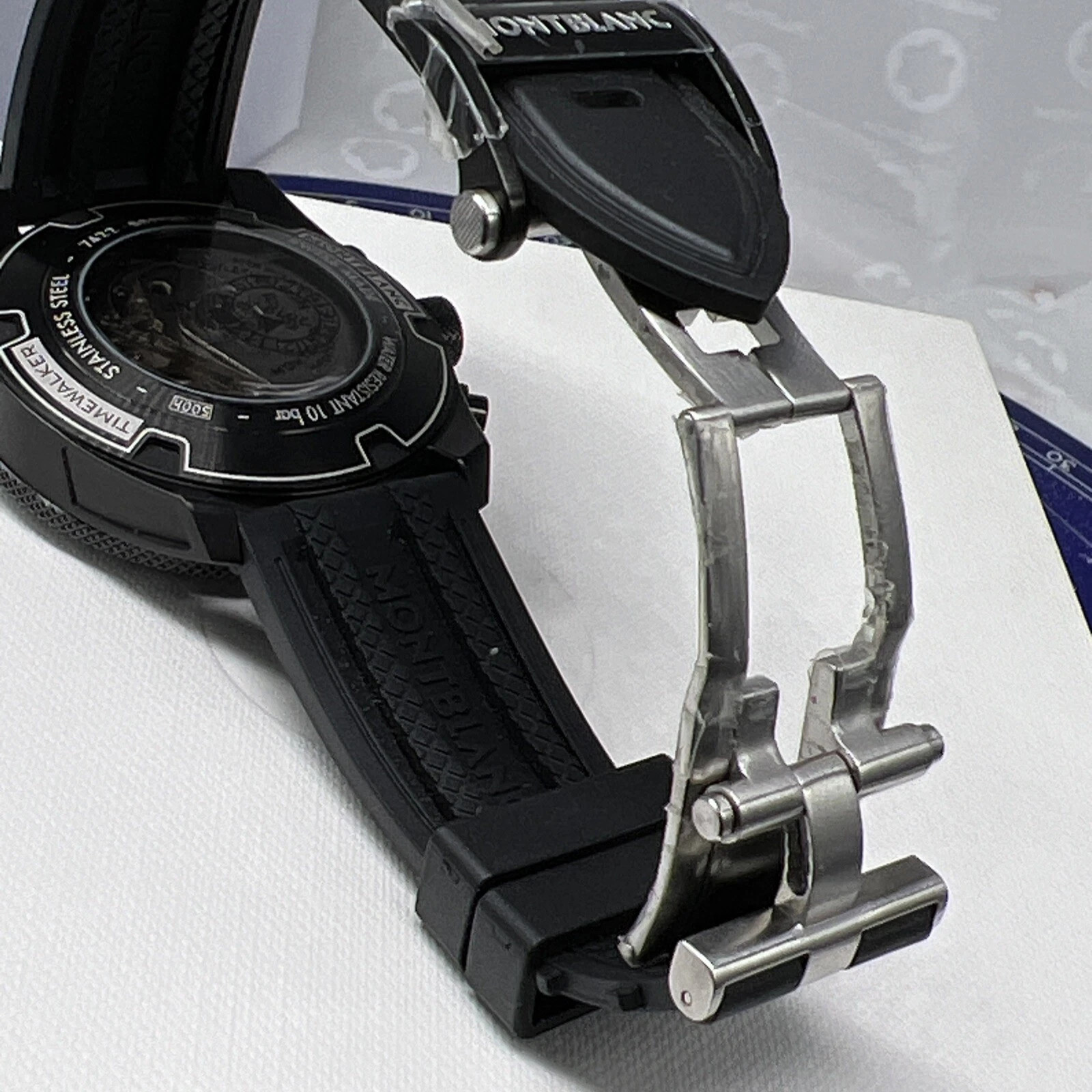 $6500 MSRP – Timewalker Automatic Chrono 43mm 25j Travel Case MB116101