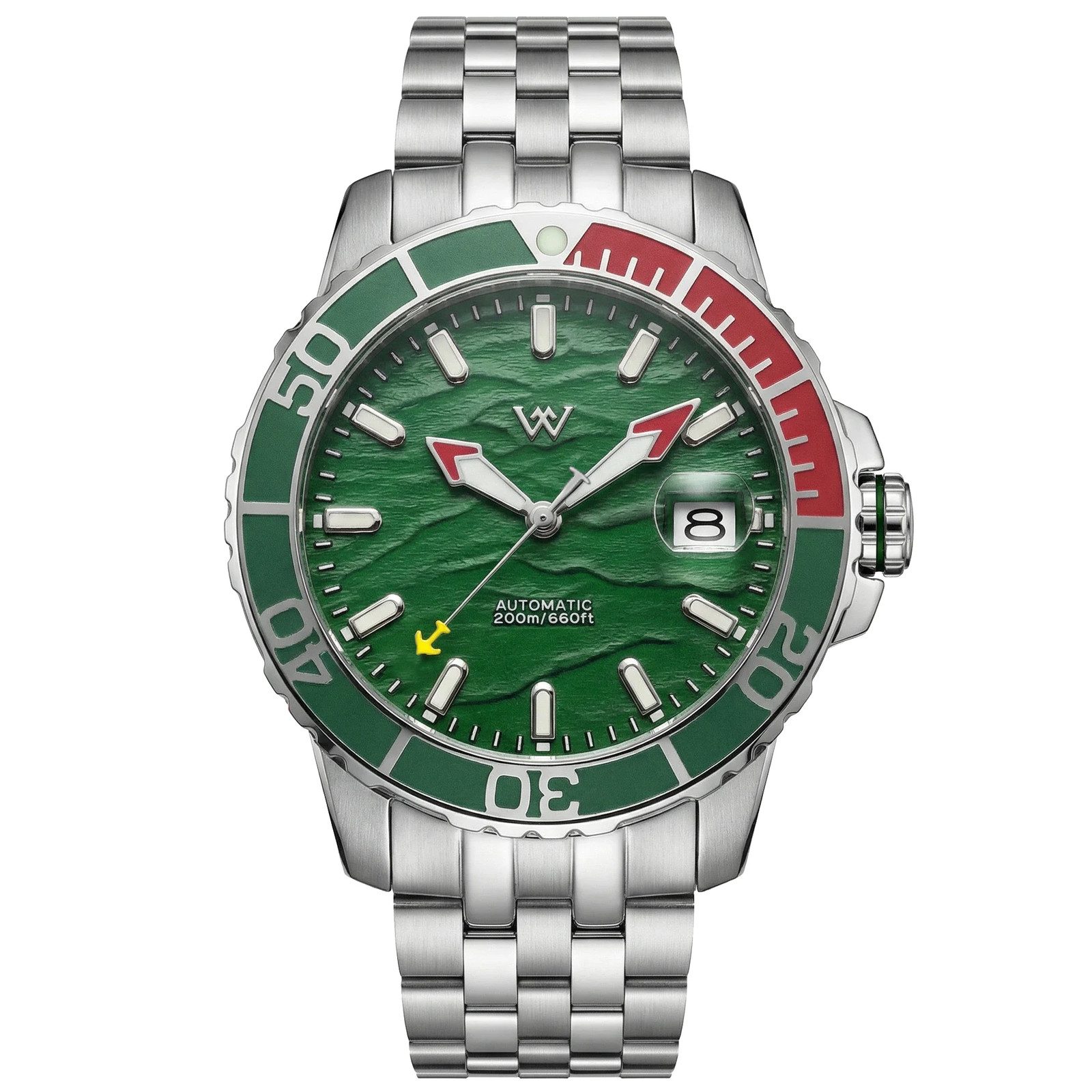 WM Mechanical Watch NH35 Sapphire Crystal 200m Water Resistant Dive Watch