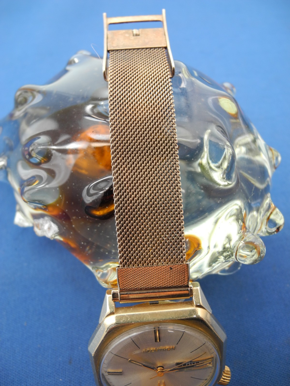 BULOVA ACCUTRON,W/DAY DATE, «M8» WATCH 218,OCTAGON CASE, RUNS