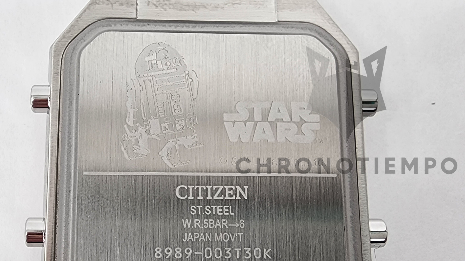 Citizen Star Wars R2-D2 Droid Ana-Digi Quartz Stainless Steel Silver Watch R2D2