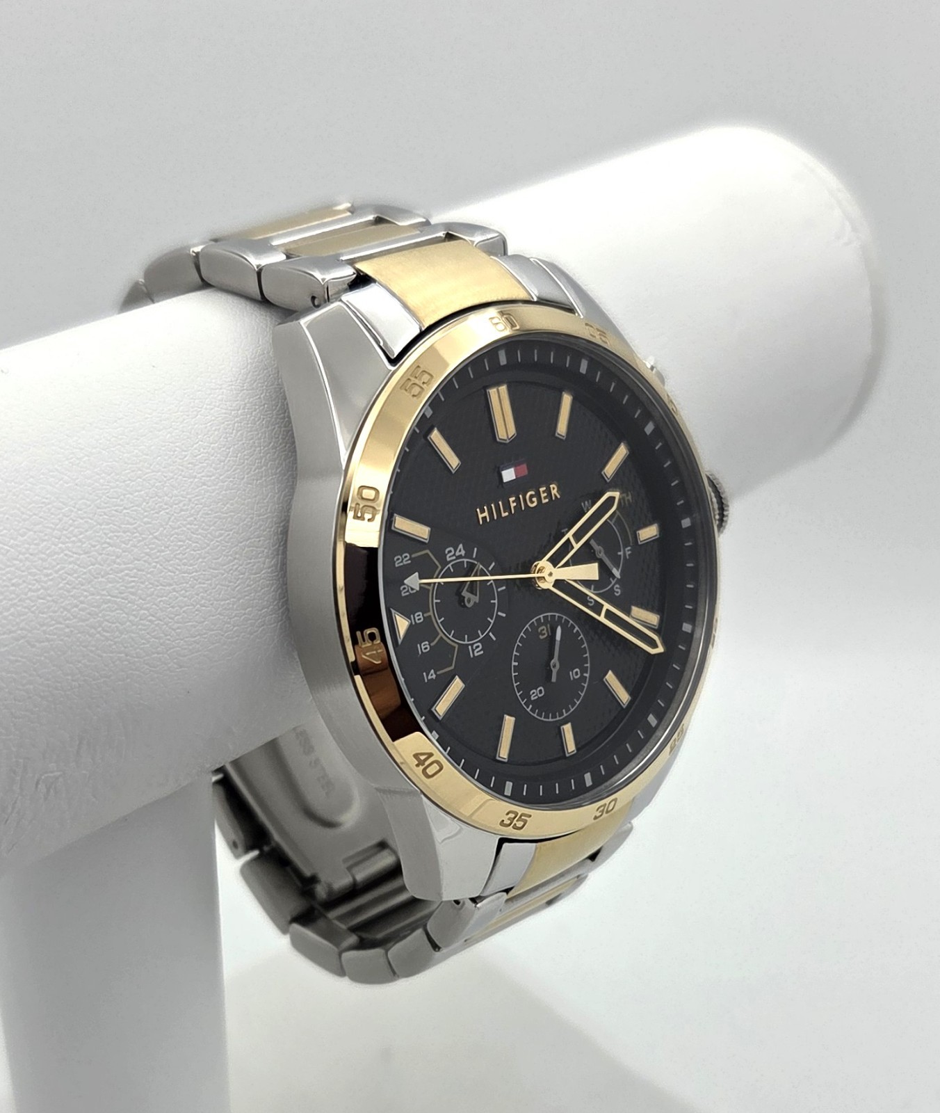 Tommy Hilfiger 1791559 Men’s Decker Two-Tone Multifunction Watch – Display Model