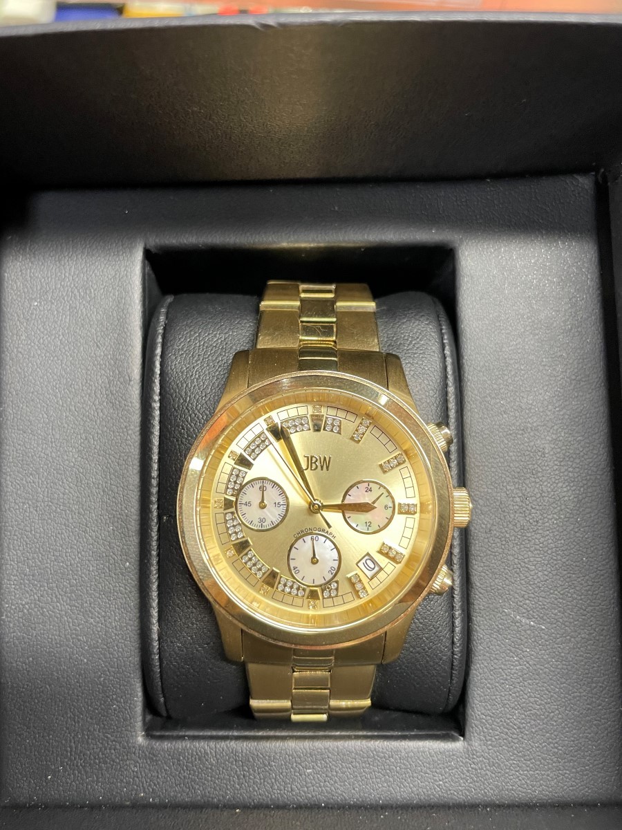 JBW GENTS WRISTWATCH WITH BOX AND GENUINE CARD, JB-6217-E (ECP021897)