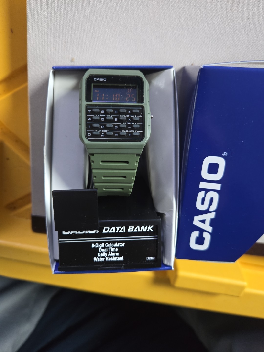 Casio Men’s Vintage CA53W-3B Calculator Watch