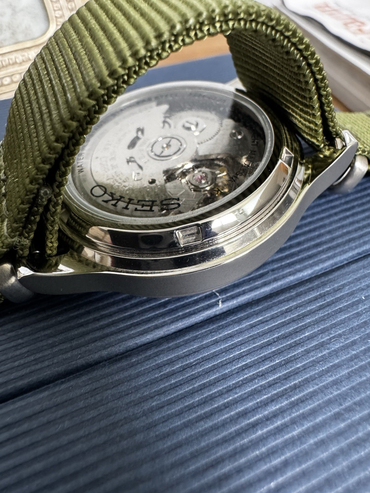 Seiko 5 SNK805 7S26-02J0 Military Green Dial Day/Date 37mm Men’s Watch
