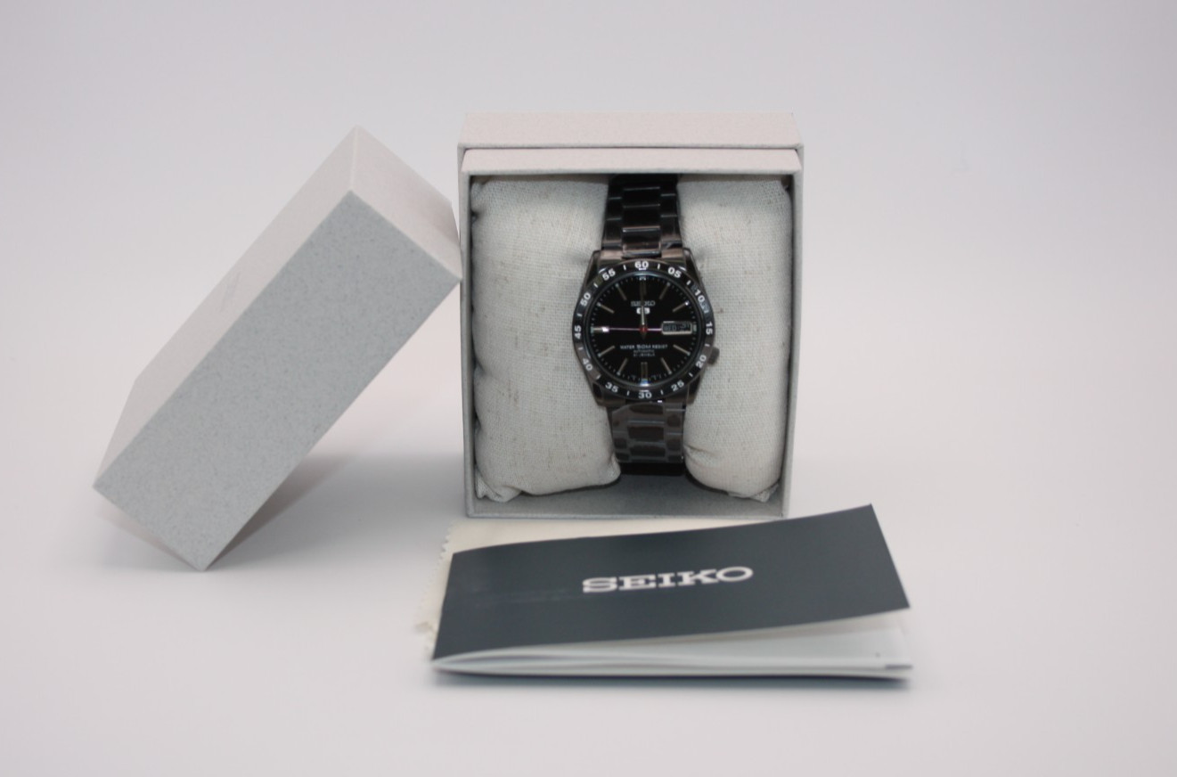 Seiko 5 Automatic SNKE03K1(SNKE03KC) Black Dial 21 Jewels Men’s Watch NEW Japan