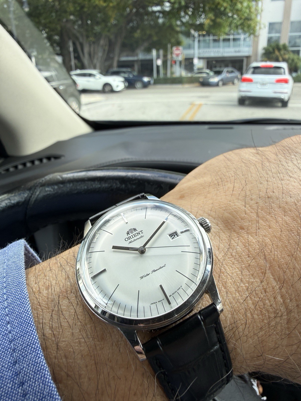 Orient Bambino – Version 3 – New Mineral Crystal – New Leather Strap – Box