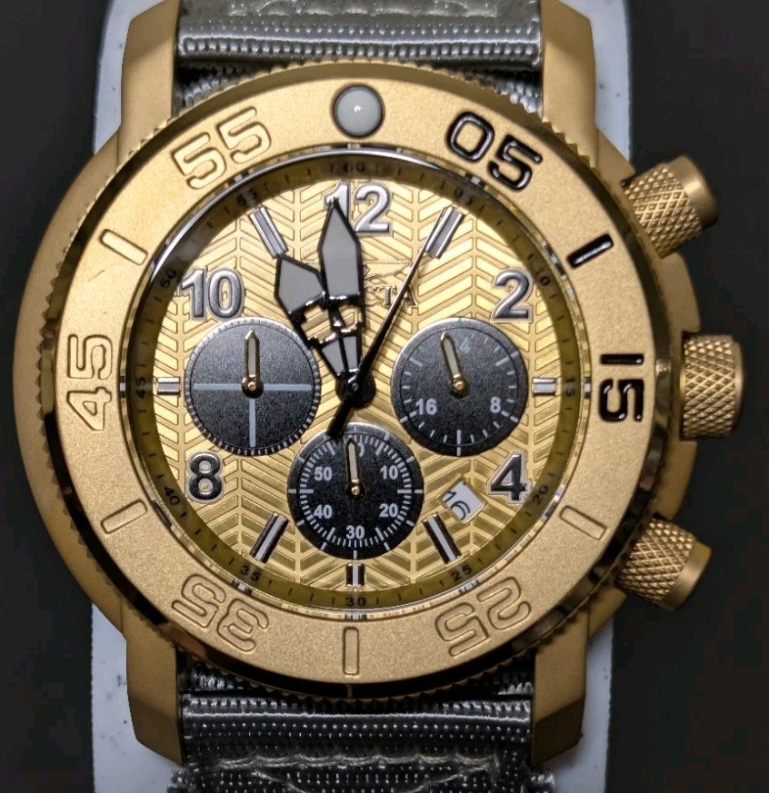 Invicta Coalition Forces Sovereign Ops Men’s Watch (Model 50099) – Black & Gold