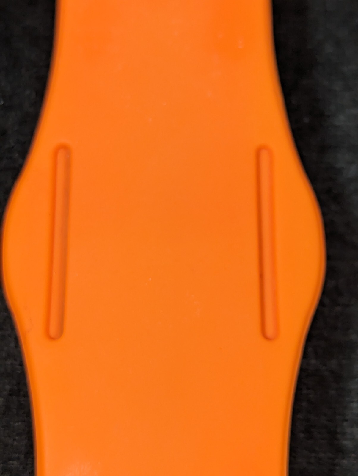 Winky Silver Tone Orange Dial Slap On Band Watch