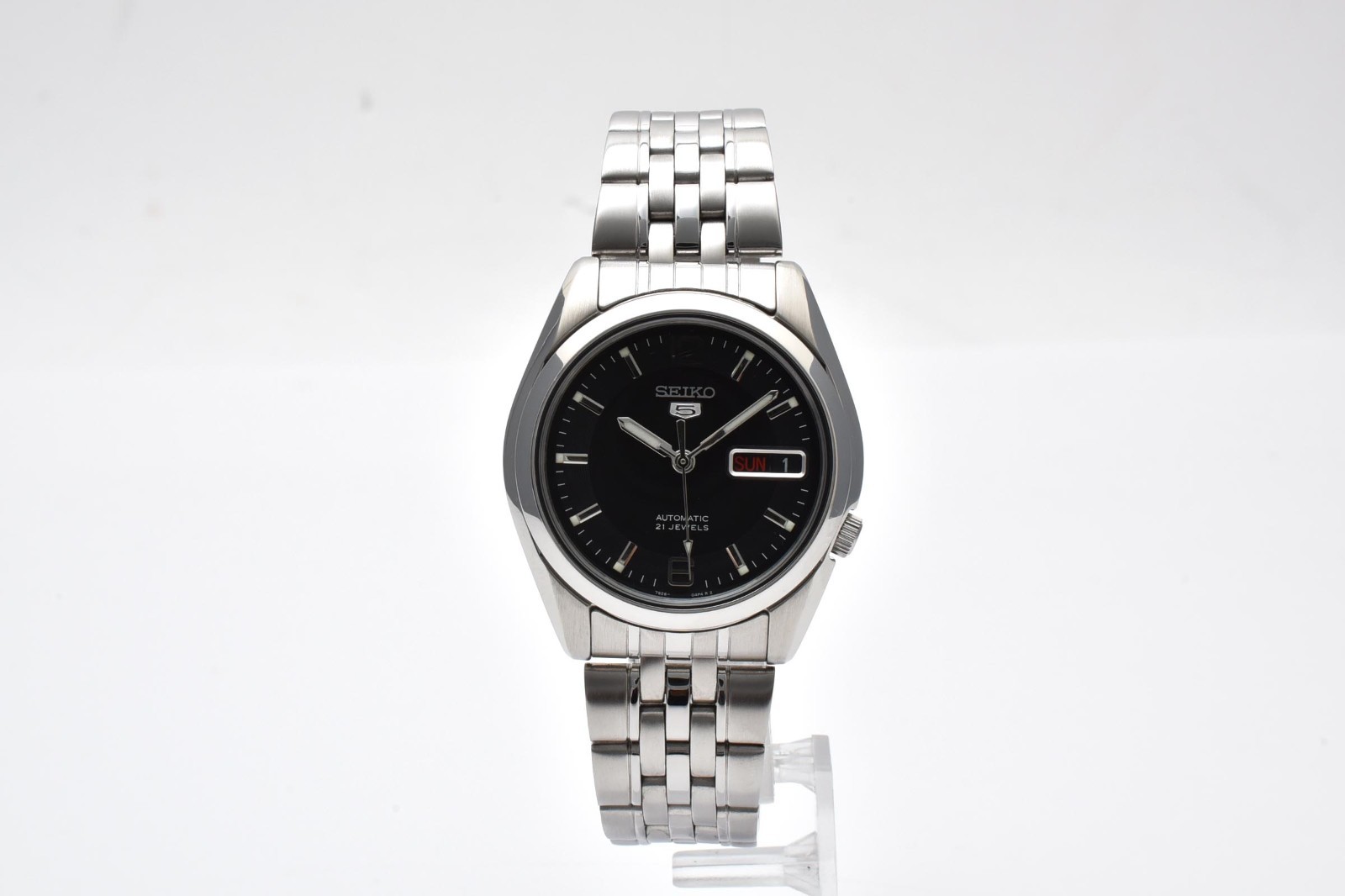 [NEAR MINT] SEIKO 5 7S26-01V0 Black Dial Automatic Men’s Watch From JAPAN