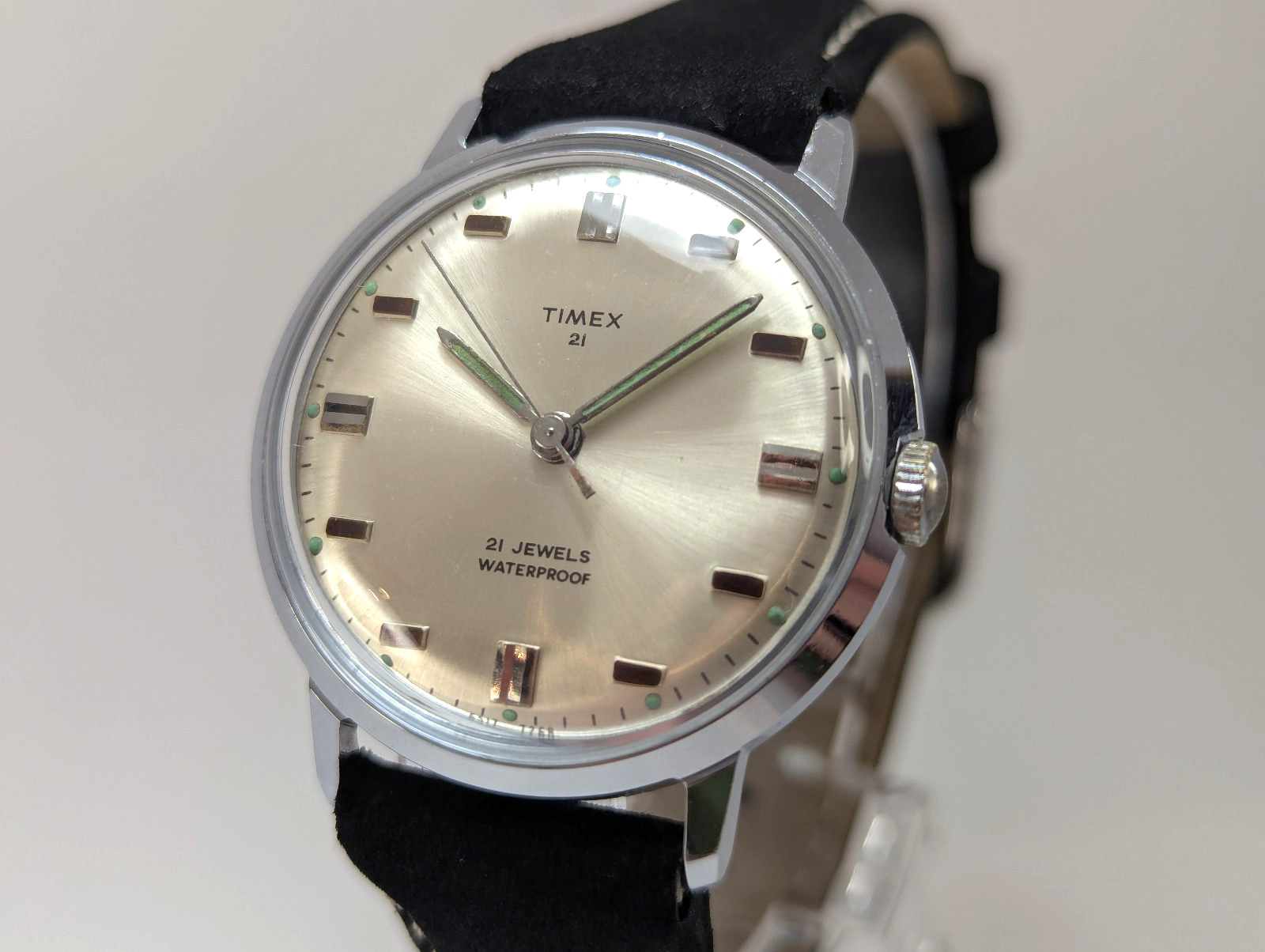 Vintage 1968 Timex «Prestige» 21 jewels 6517-7268 Watch Serviced & Restored