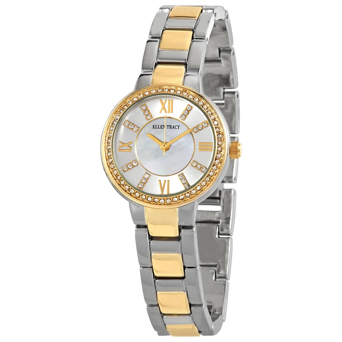 Ellen Tracy ET5189TTG Tonal Dial 35.5 mm Women’s Watch New