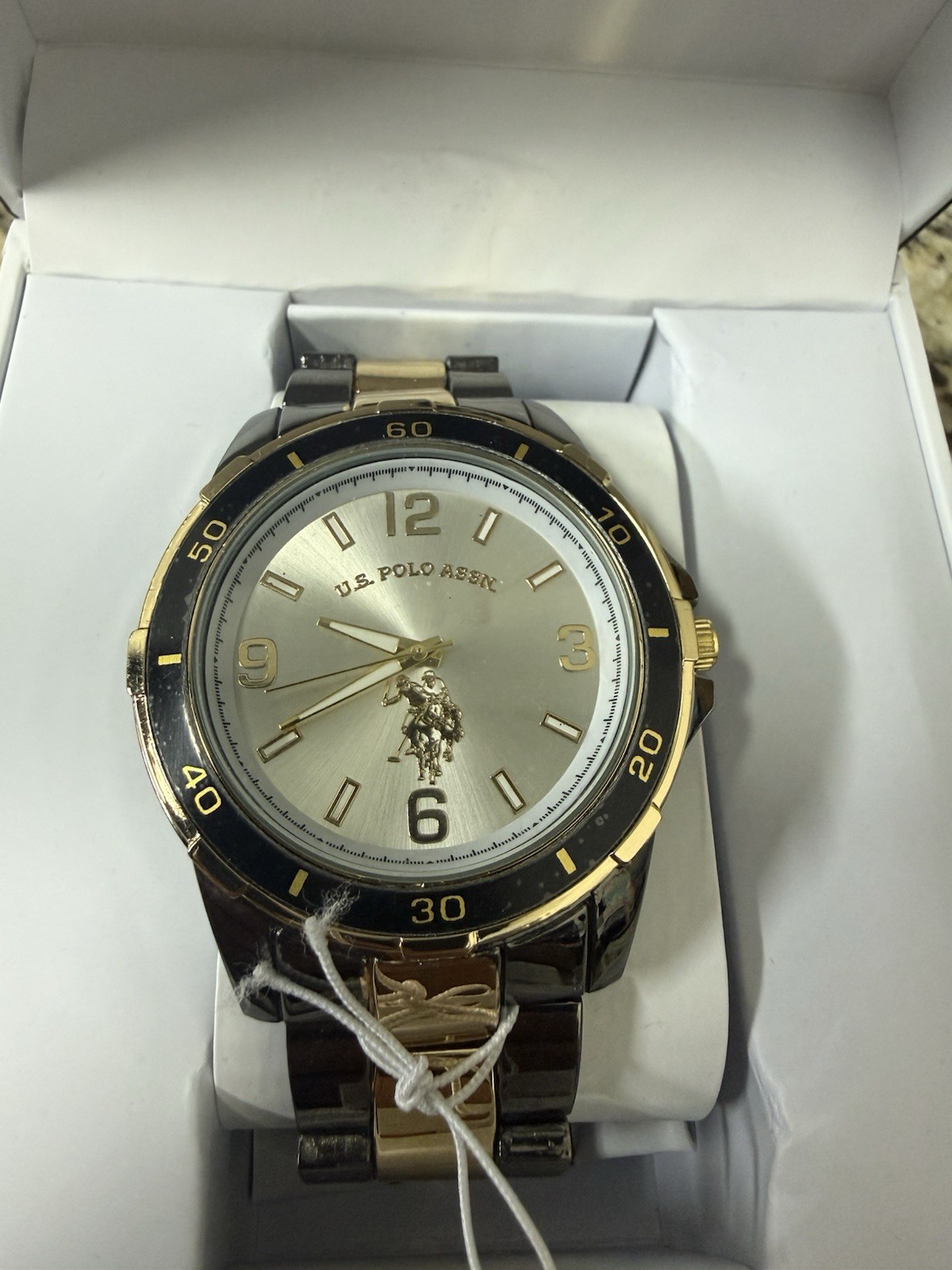 Us Polo Assn. Men’s Watch Tri Color Face Usc80716jc New In Box