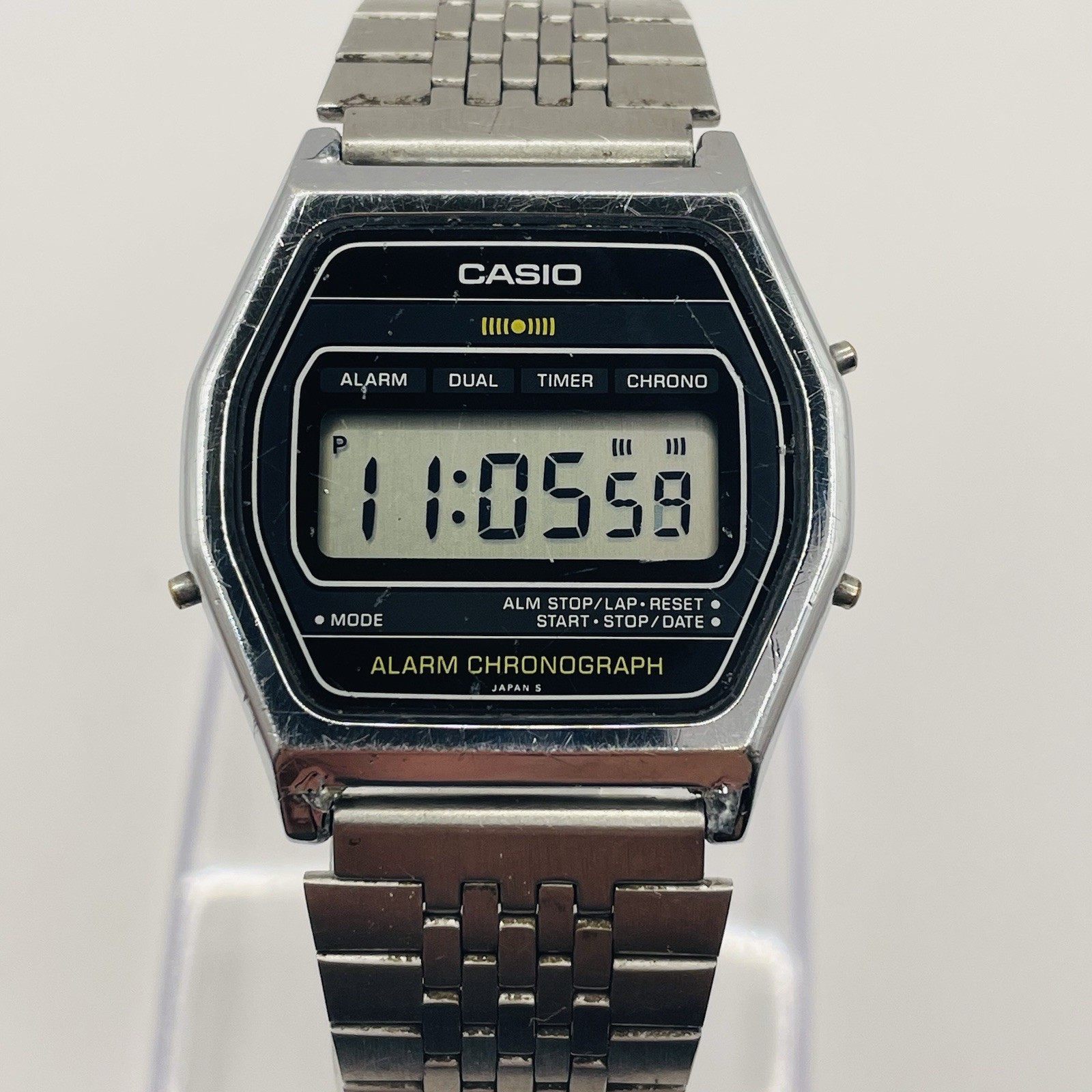 Vintage Casio SA-54 Digital Watch Slim 145 Japan J 1980s Original Band New Batte