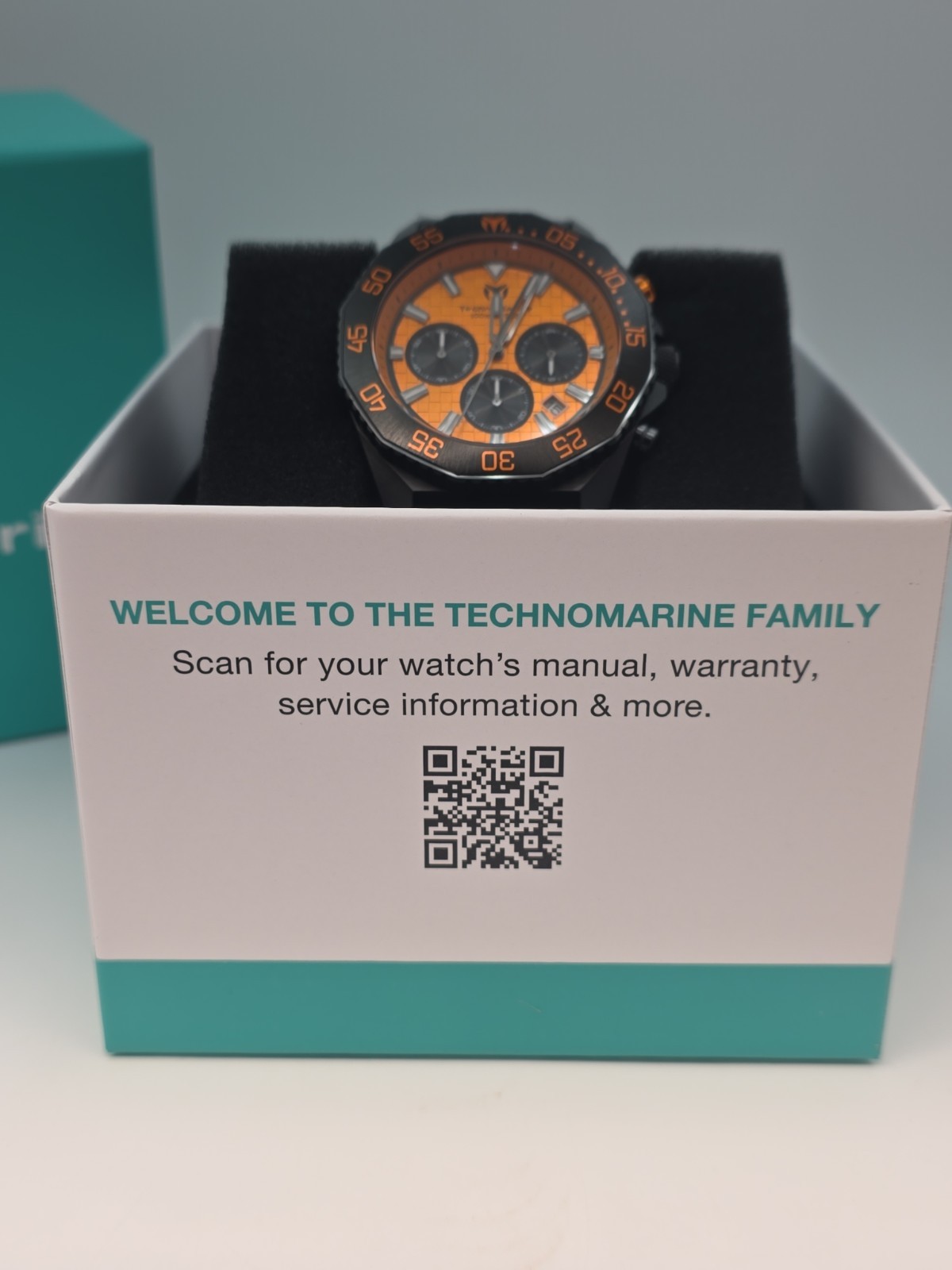 TechnoMarine Racing Legends F2 by Invicta Mens Watch-Orange/Black Dial TM-525021