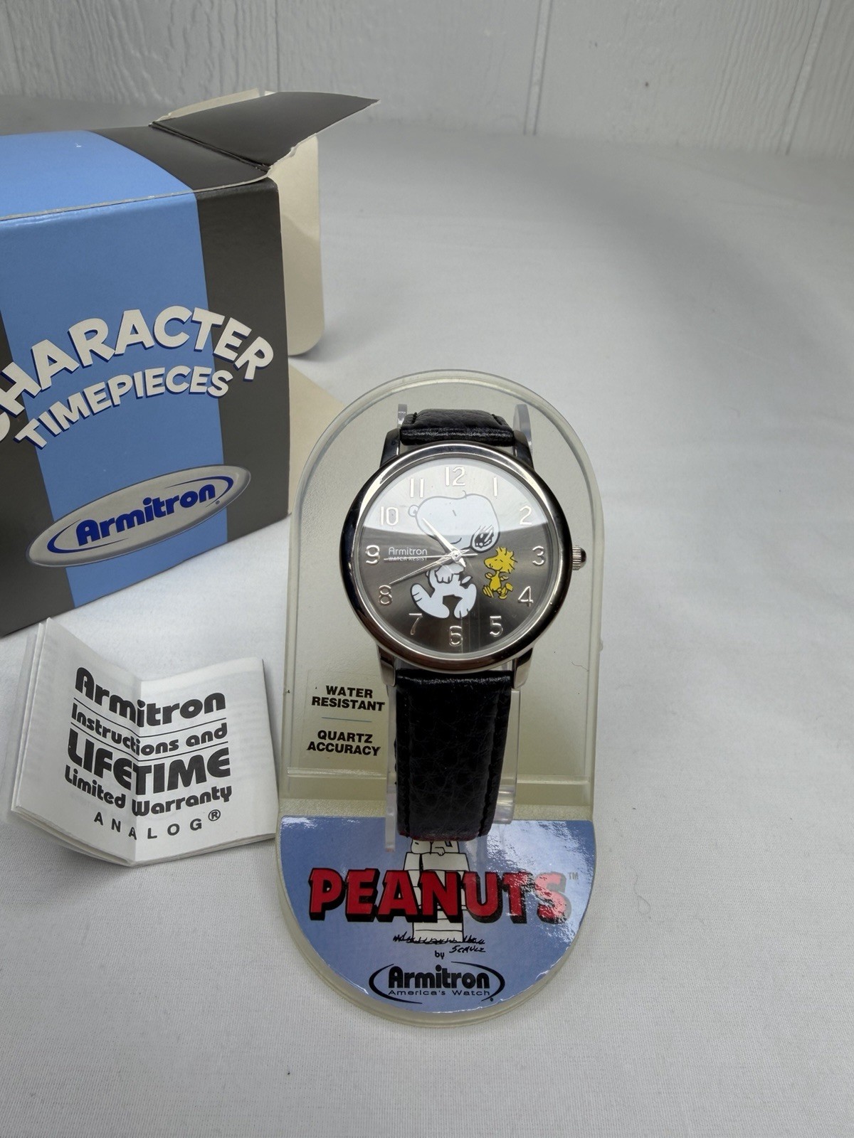 Vintage Armitron SNOOPY & WOODSTOCK Peanuts Watch NEW