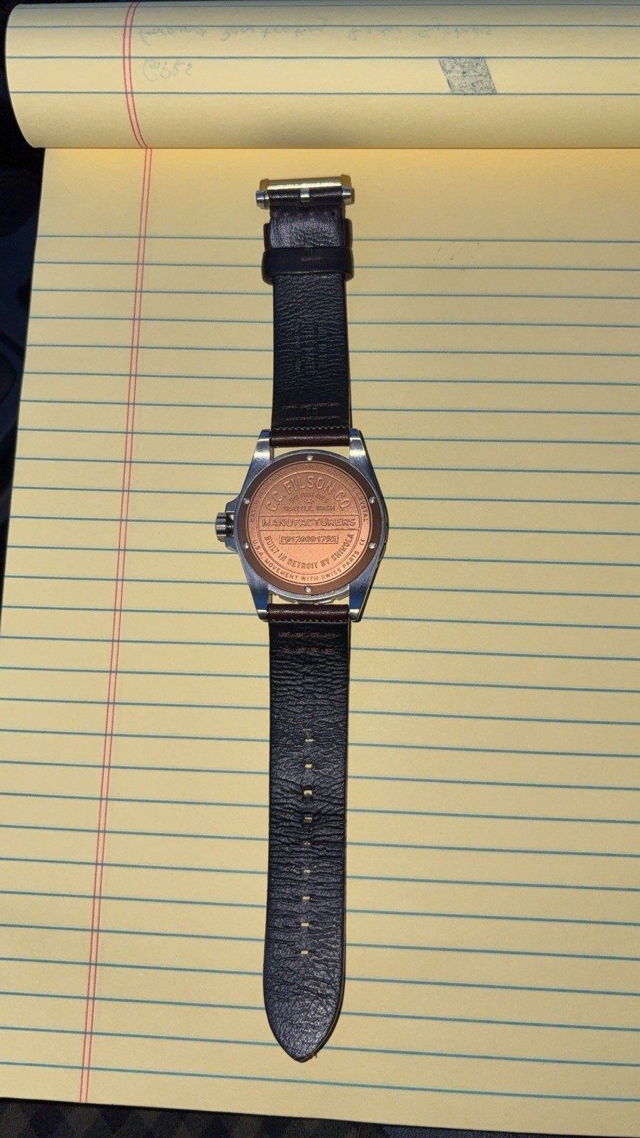 Filson Argonite 715 Watch built by Shinola, Detroit