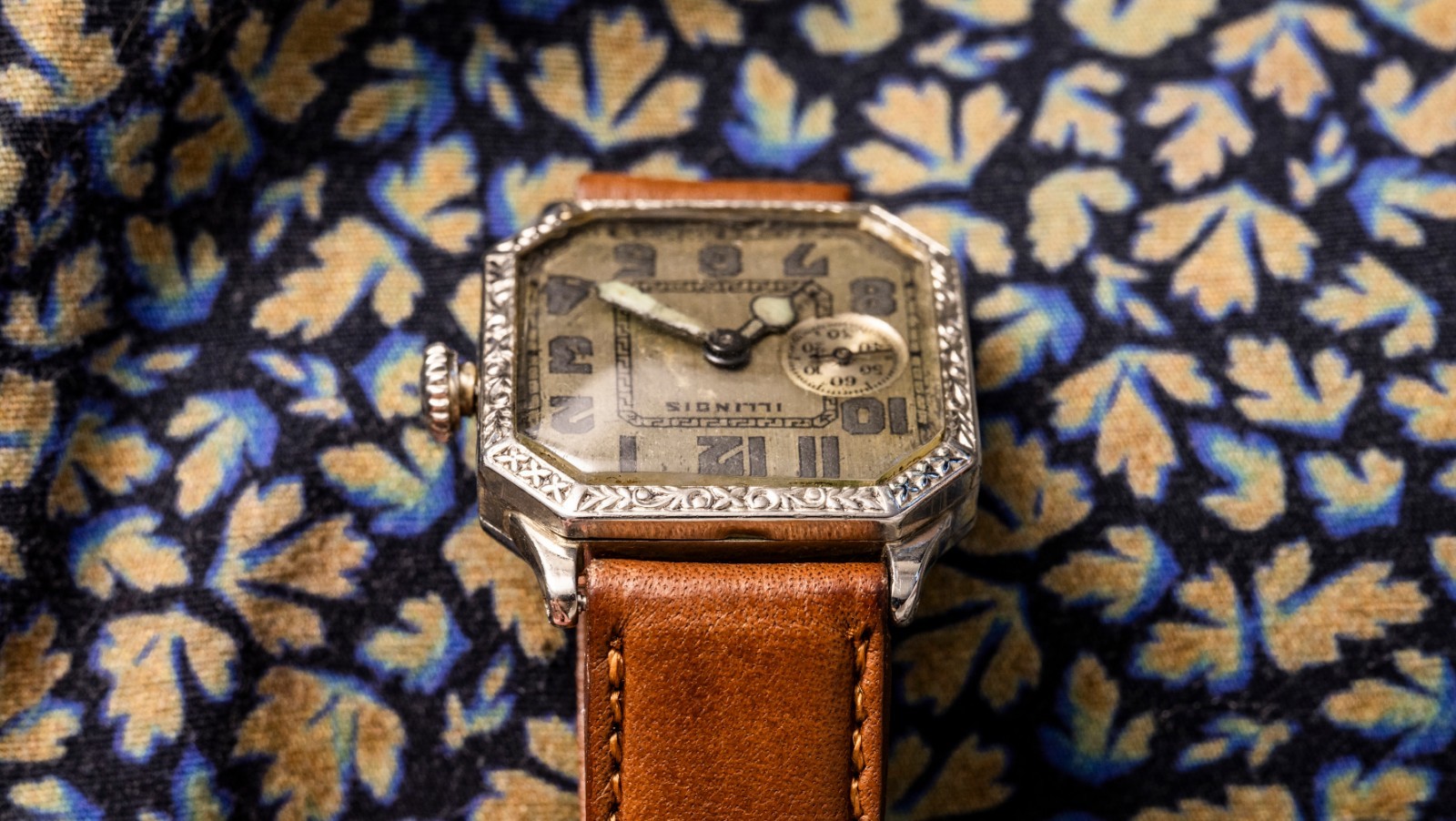 Illinois Watch Co – Art Deco Case – Left Sub-Seconds- Prohibition – 1929
