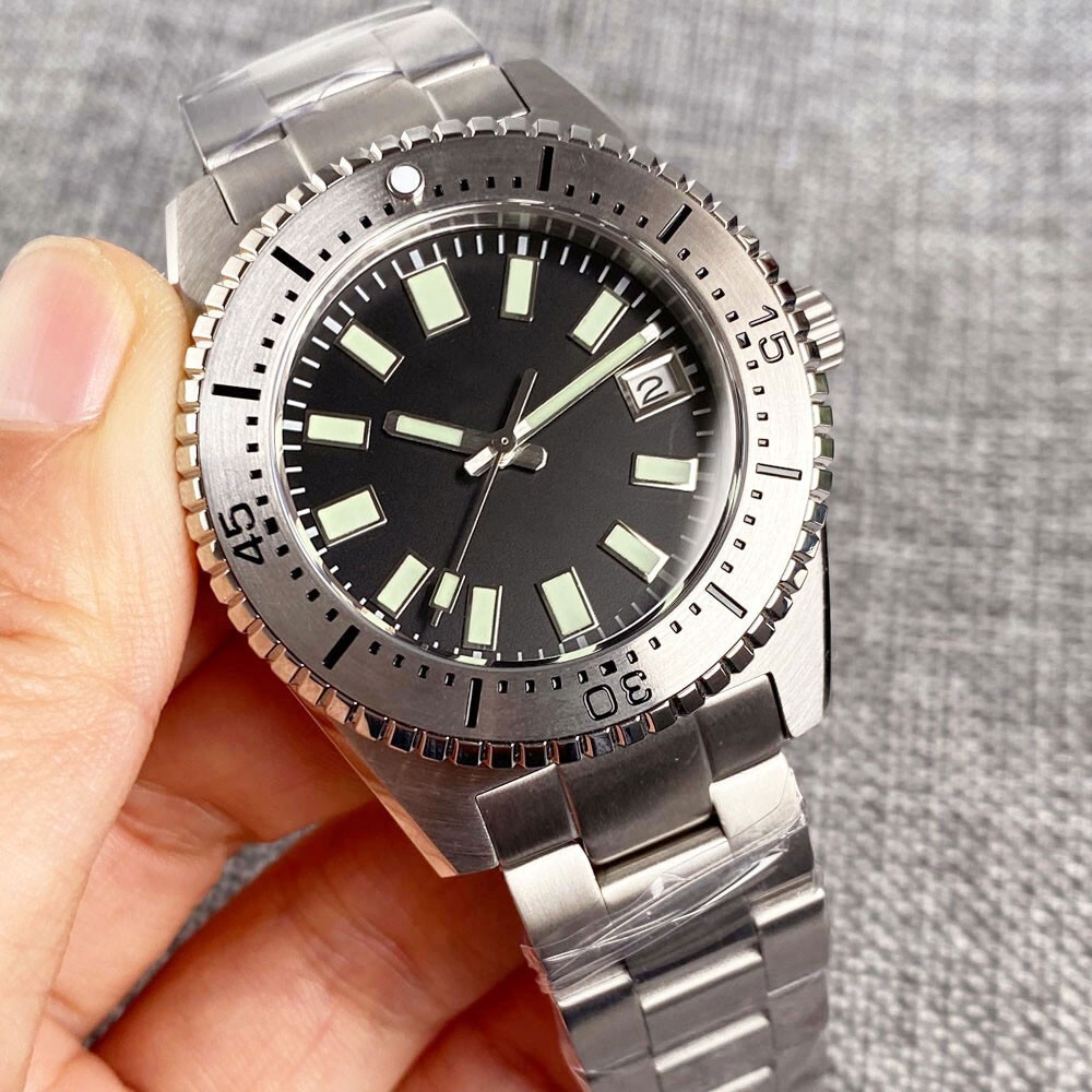 30ATM Tandorio New 40mm Sapphire Glass Date Men NH35/PT5000 Automatic Watch Lume