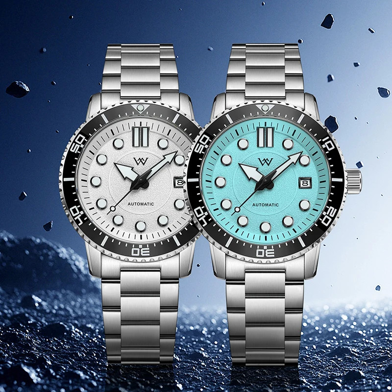 Welly Merck Automatic Mechanical Watch Miyota 8215 Sapphire Crystal Men Business