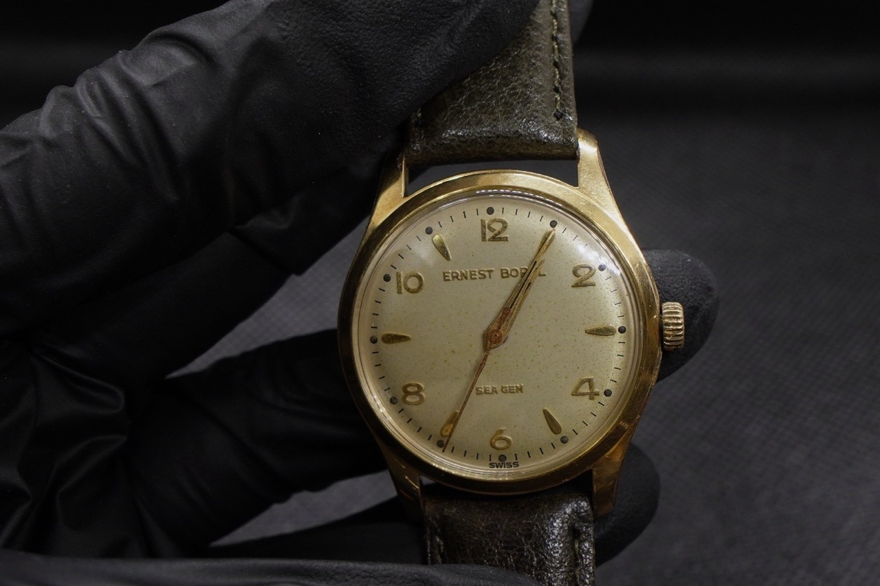 Vintage Ernest Borel Sea Gem – Serviced FHF 67 Manual Wind