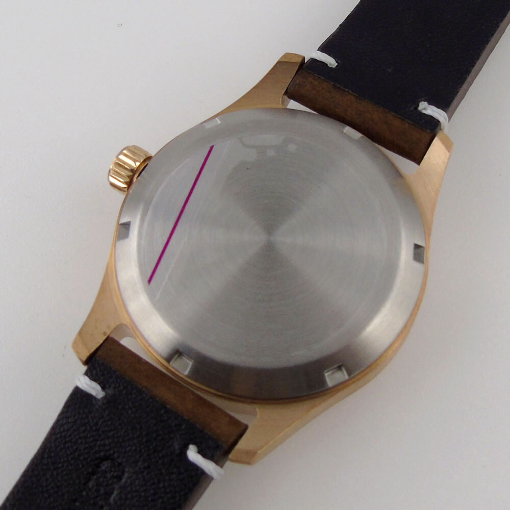 brushe 39mm Tandorio blue dial NH35 automatic mens watch CUSN8 solid Bronze case
