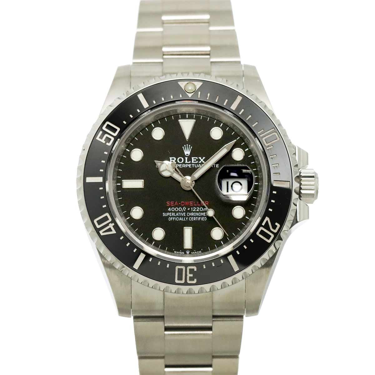 ROLEX Sea-Dweller 126600 Random Roulette Date Black Dial Mens 90318300