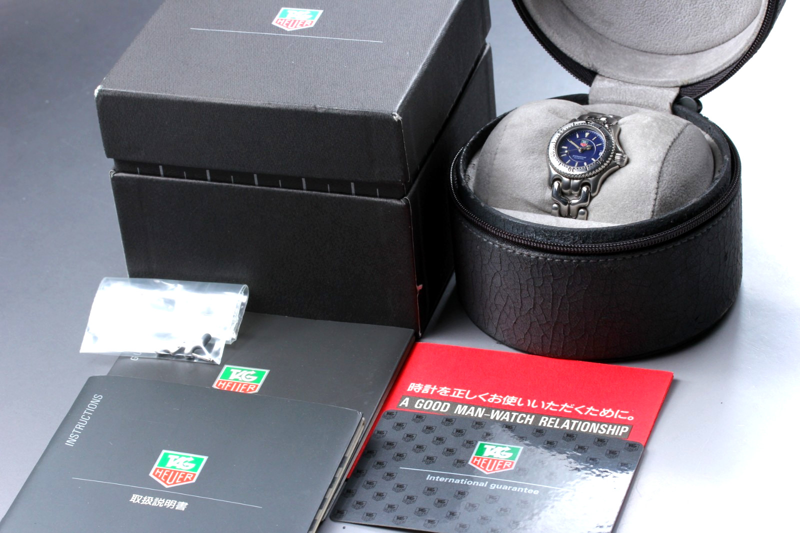 [BOX,Paper] TAG Heuer SEL Professional WG131A Blue Dial 27mm Quartz Women Watch