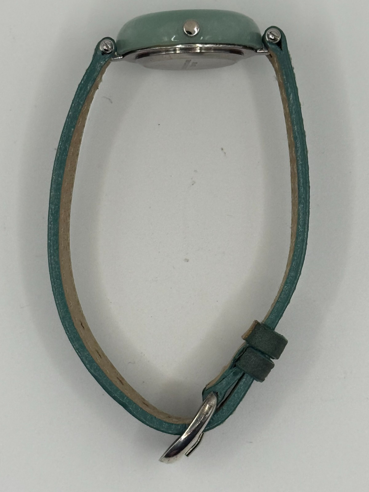 Peyote Bird Jade Green Watch Womens 24mm .925 Silver Leather Strap New Battery!