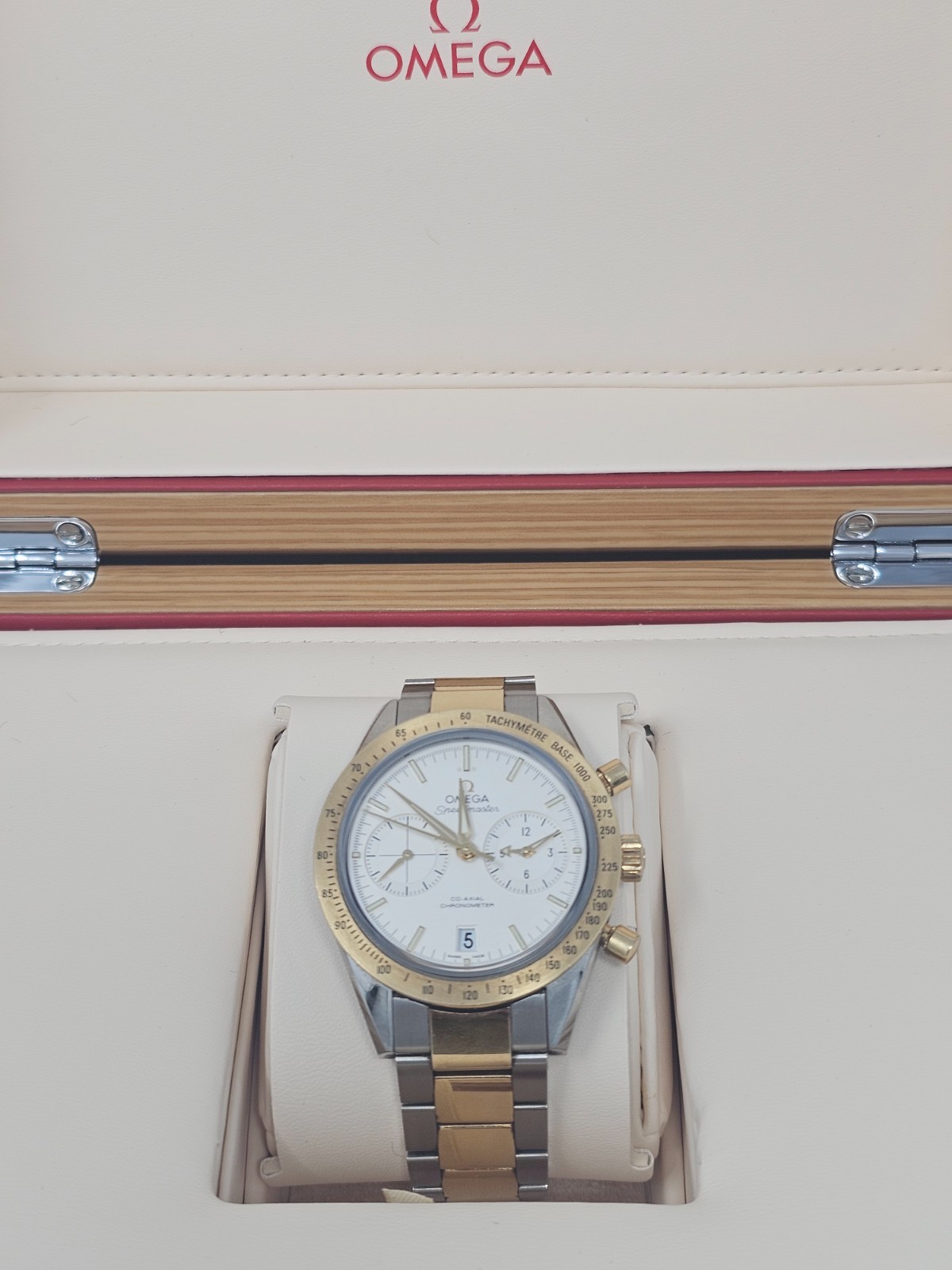 Omega Speedmaster 57 Co-Axial Chronograph 331.20.42.51.02.001 Two-Tone Full Set