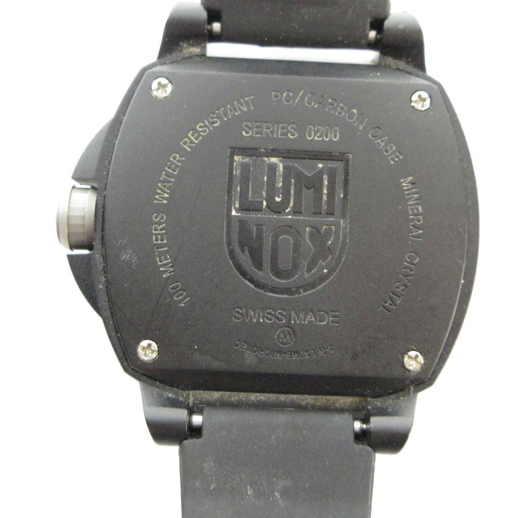 LUMINOX Series SENTRY 0200 Watch Quartz Calendar Carbon Black GY11 /MQ Men’s