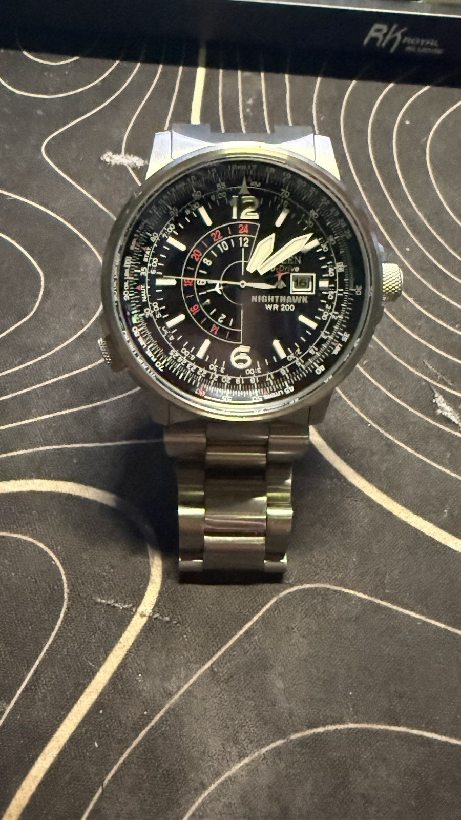 Citizen Nighthawk Eco-Drive BJ7000 GMT Pilot Watch