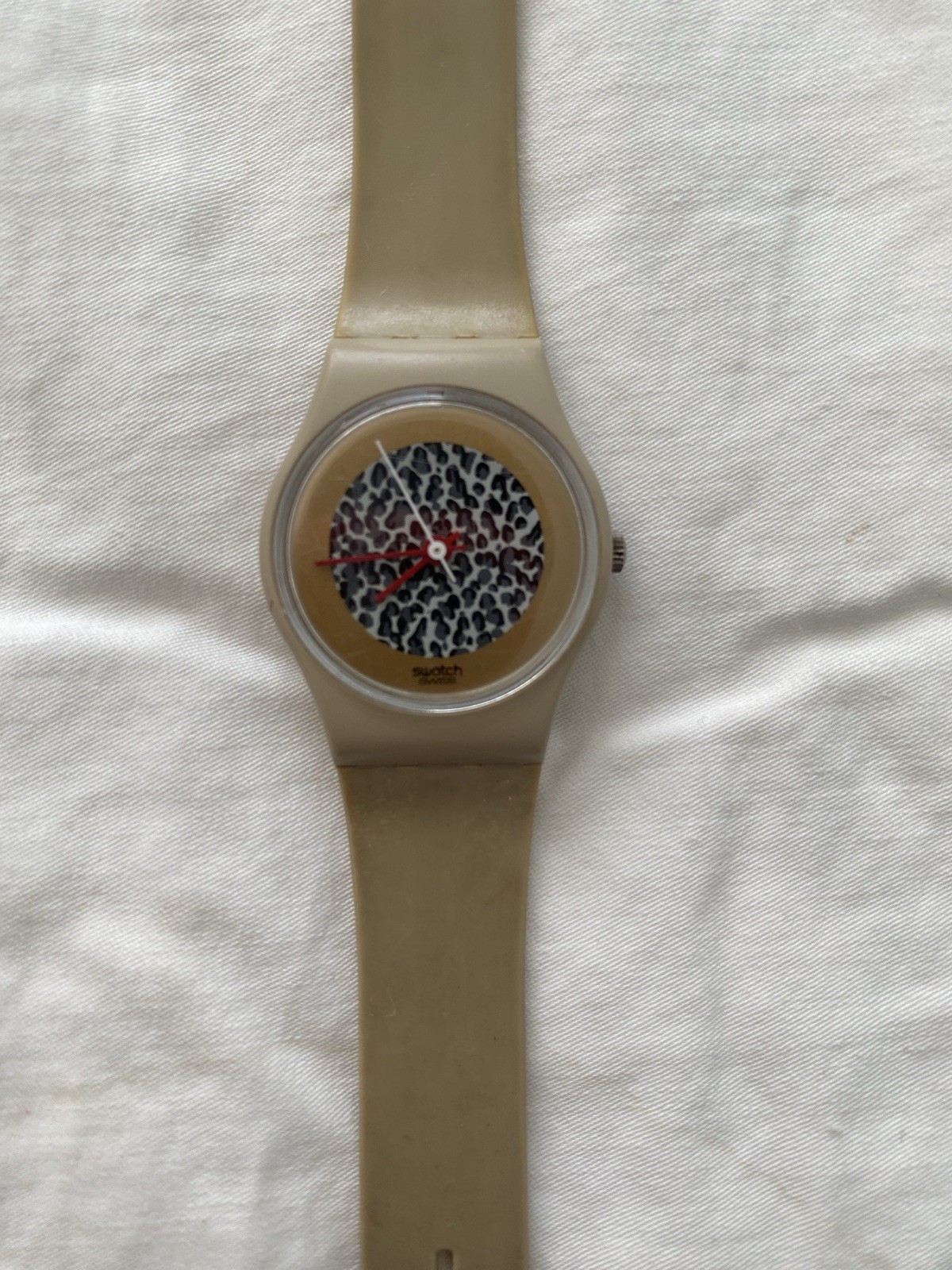 Swatch Watch BC/BG LT102 Women’s 25mm 1985 Good Condition Working Vintage Rare