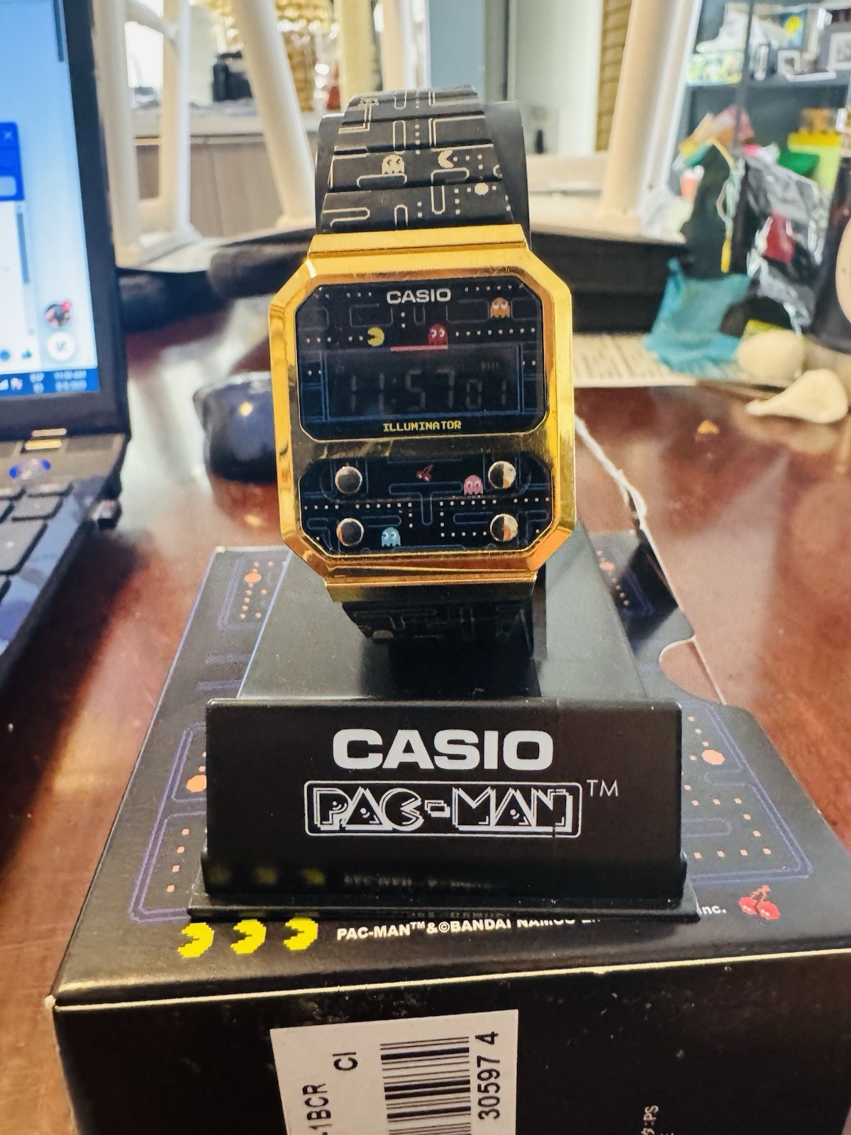 Casio Vintage A100WEPC Pac-Man Classic LCD LED Watch