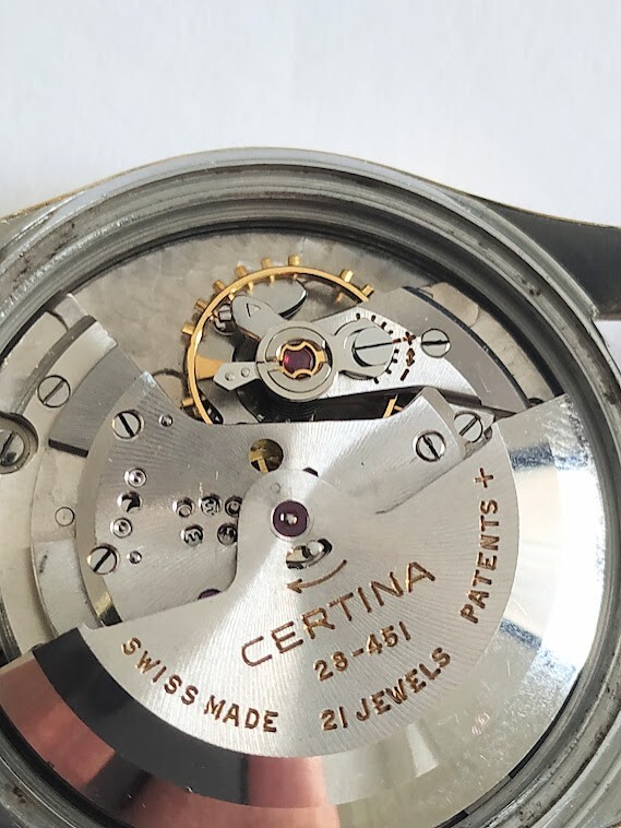 Certina automatic «Certidate» vintage 1960s watch