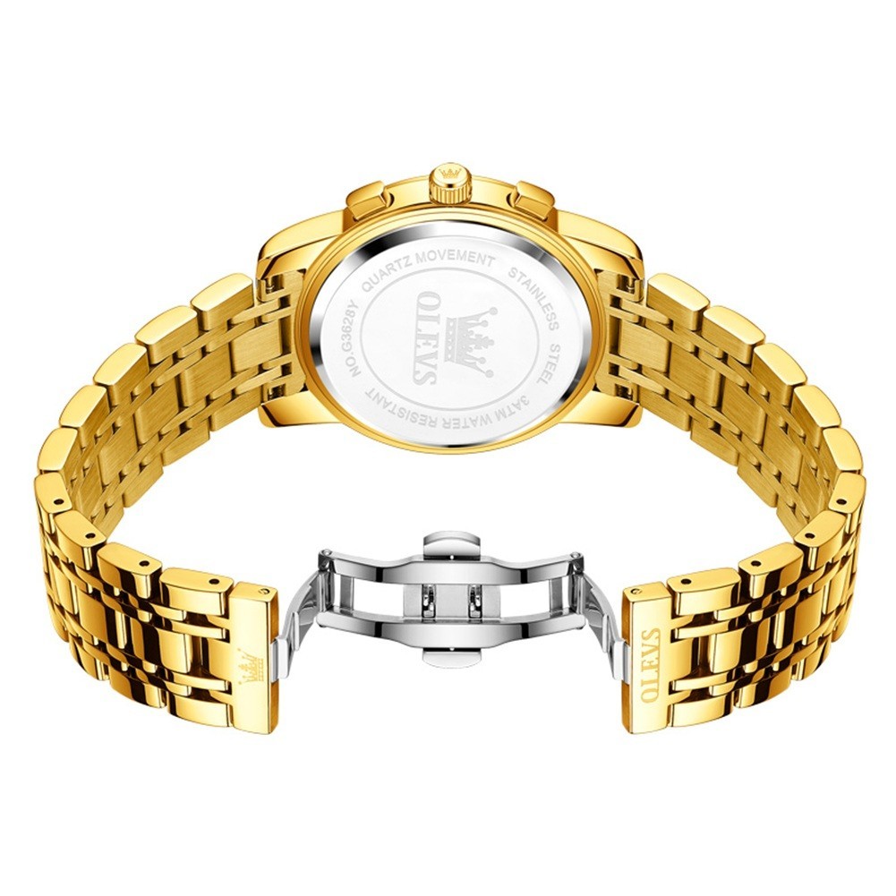 OLEVS Japan Movement Luxury Classics Gift Arabic Number Quartz Wristwatch 3628