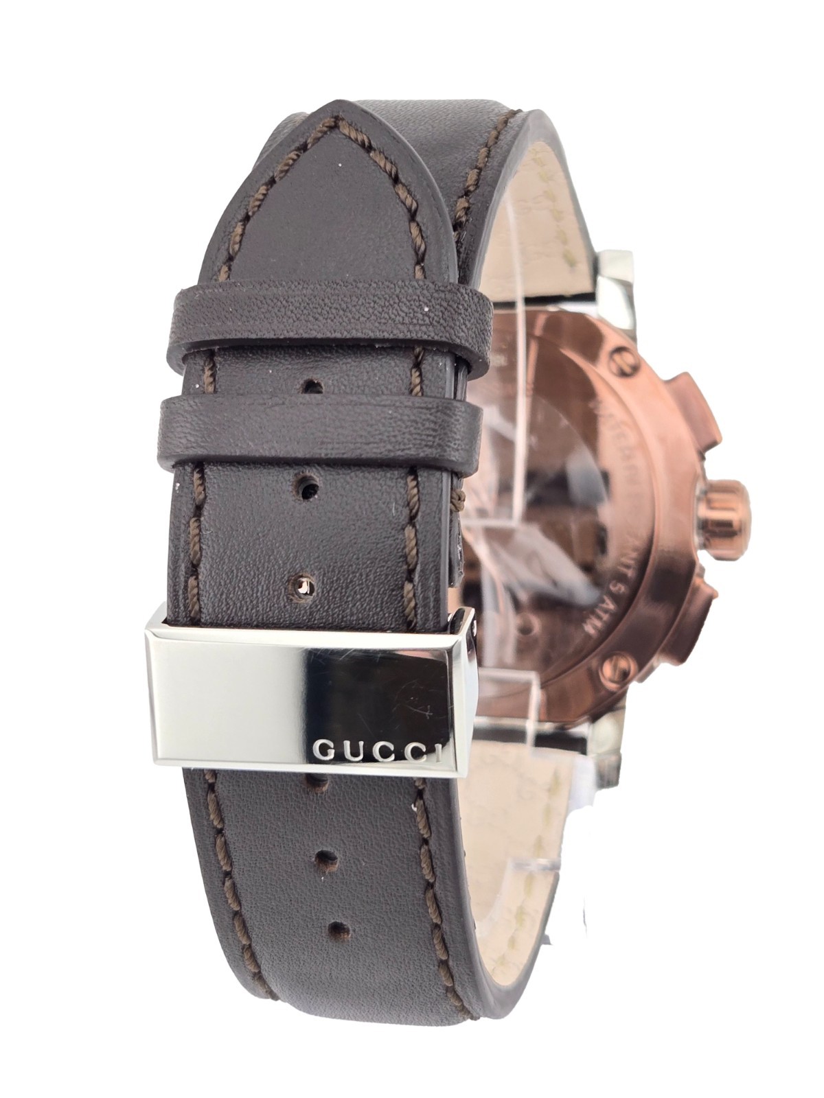 Gucci G-Chrono XL YA101202 Men’s Quartz Leather Strap Watch – Retail Price $1820