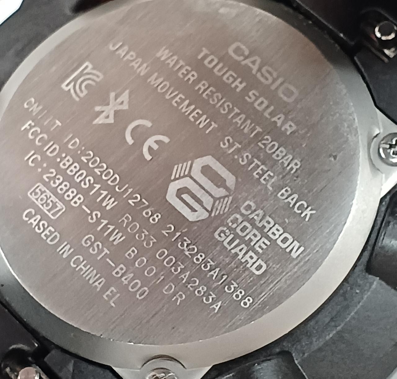 CASIO G-SHOCK GST B400 Black Solar Men Watch Auth Japan