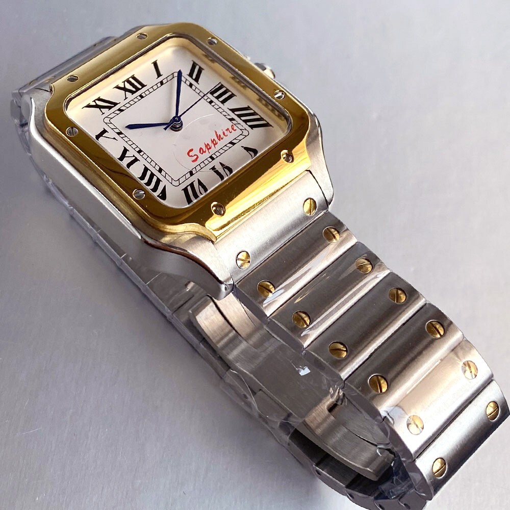 White Roman Numeral Simple Luxury Business Sapphire Glass Men Japan NH35A Watch