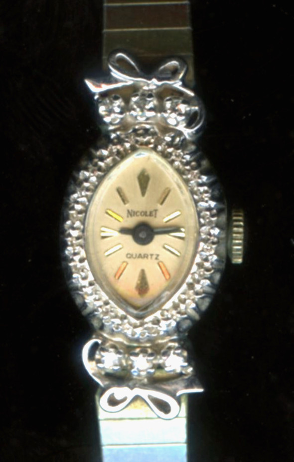 Vintage Gold Nicolet Watch/40 10K RGP/Finesse USA