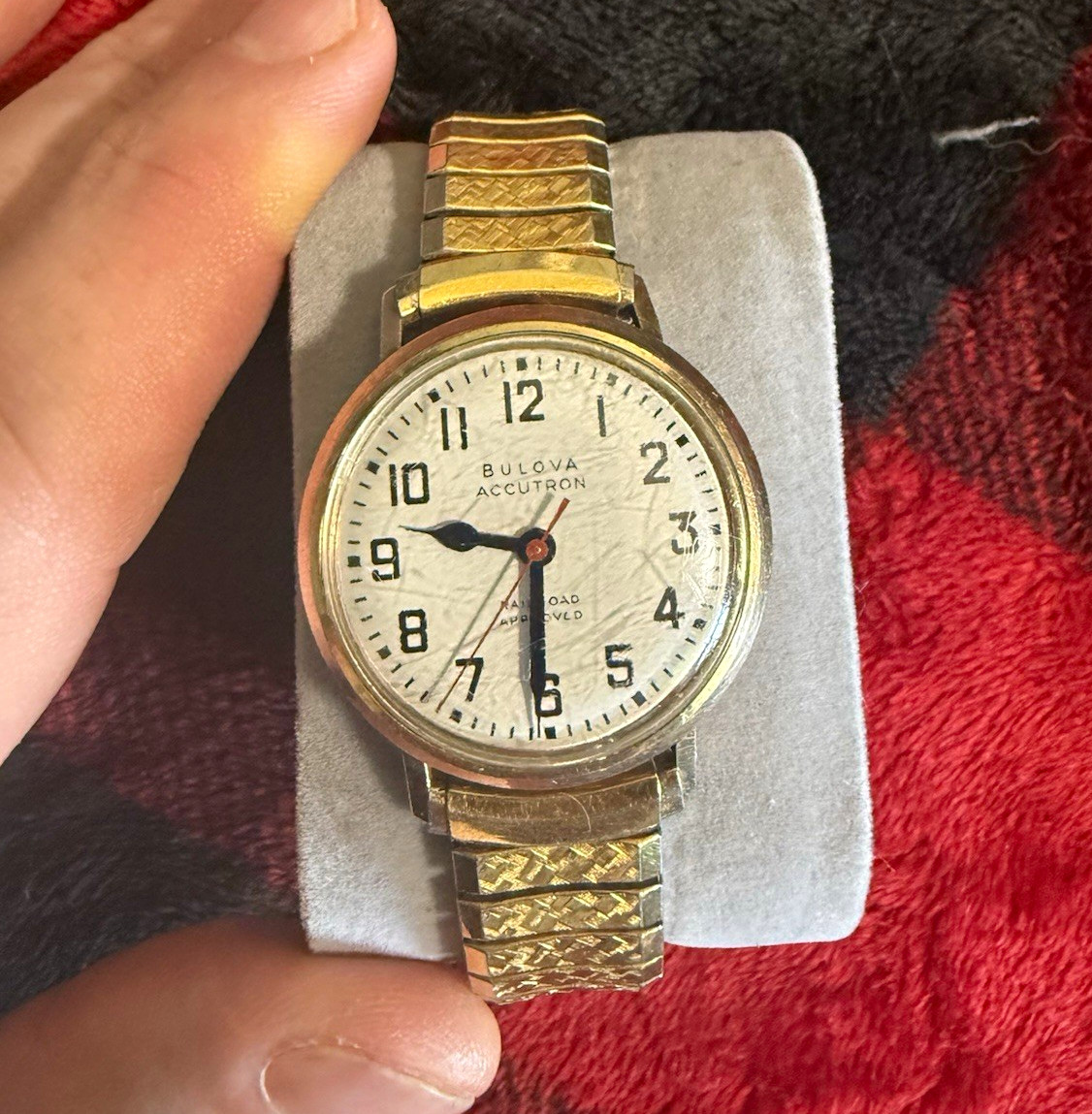 Vintage 1960s Bulova Accutron Railroad Approved Tuning Fork Watch Cal 214 – Runs