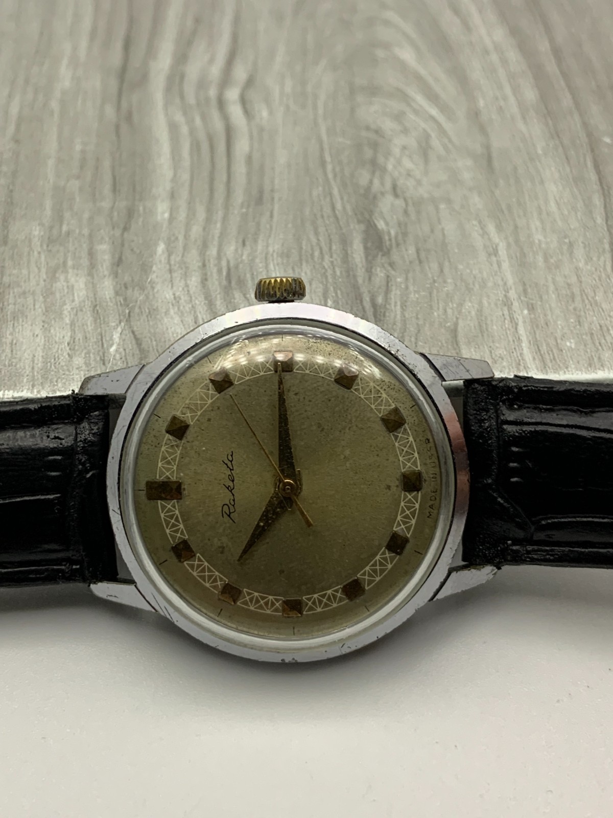 Vintage Soviet Men’s Watch RAKETA Baltika USSR 60s Mechanical 2609.I Serviced