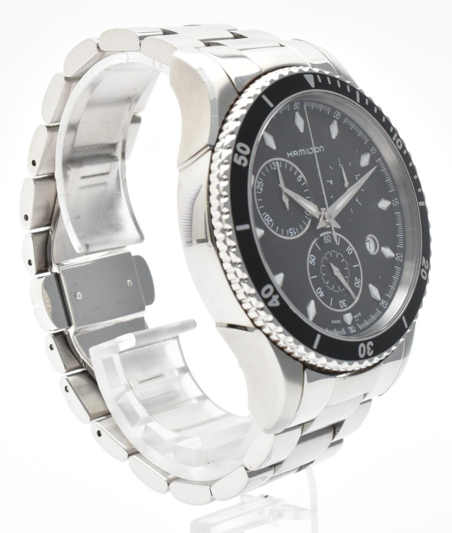 Hamilton Jazzmaster Seaview H375120 Chronograph Qz Men’s Watch [NEAR MINT]