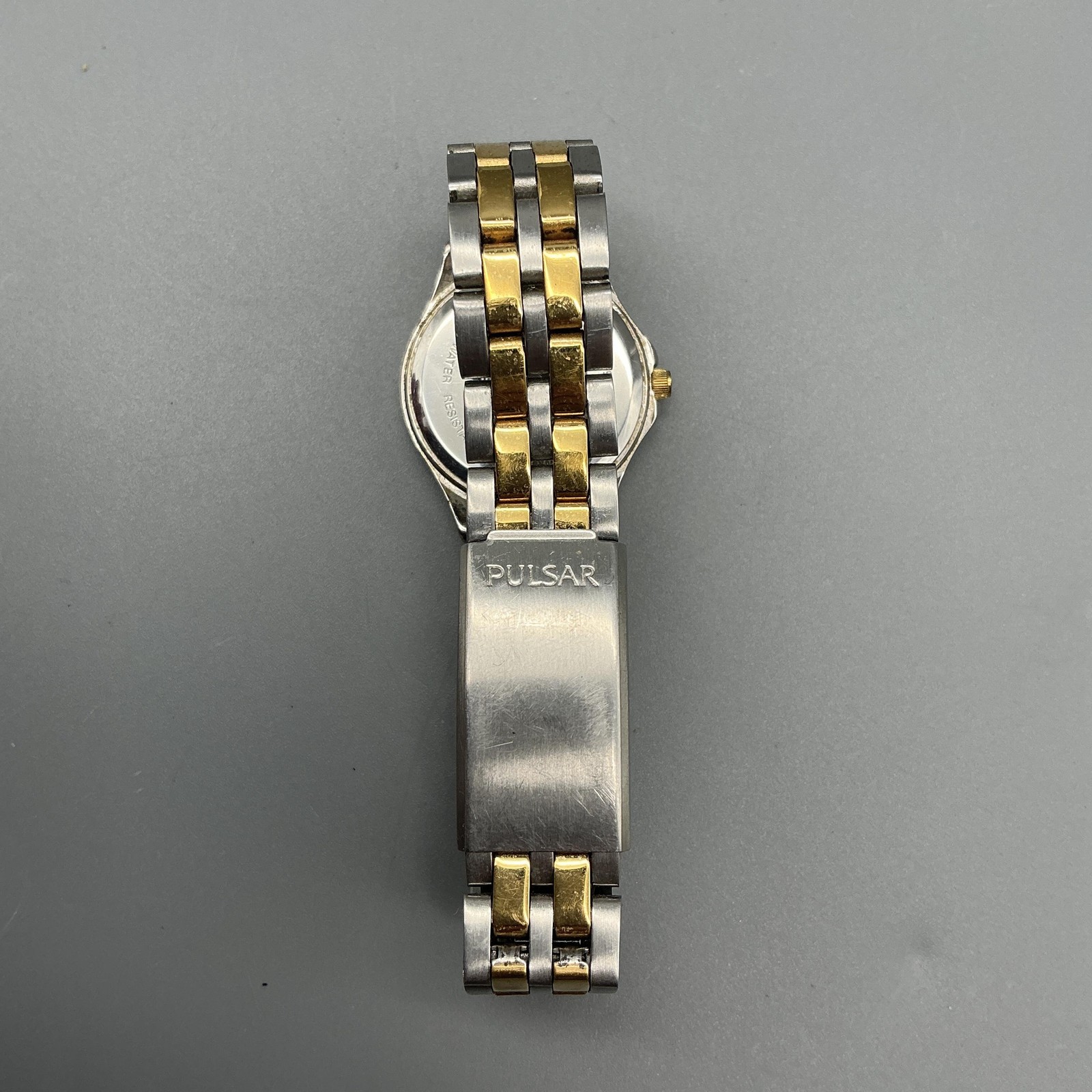 Pulsar Womens Watch 24mm Two-Tone Stainless V501-X355 New Battery 6.25″