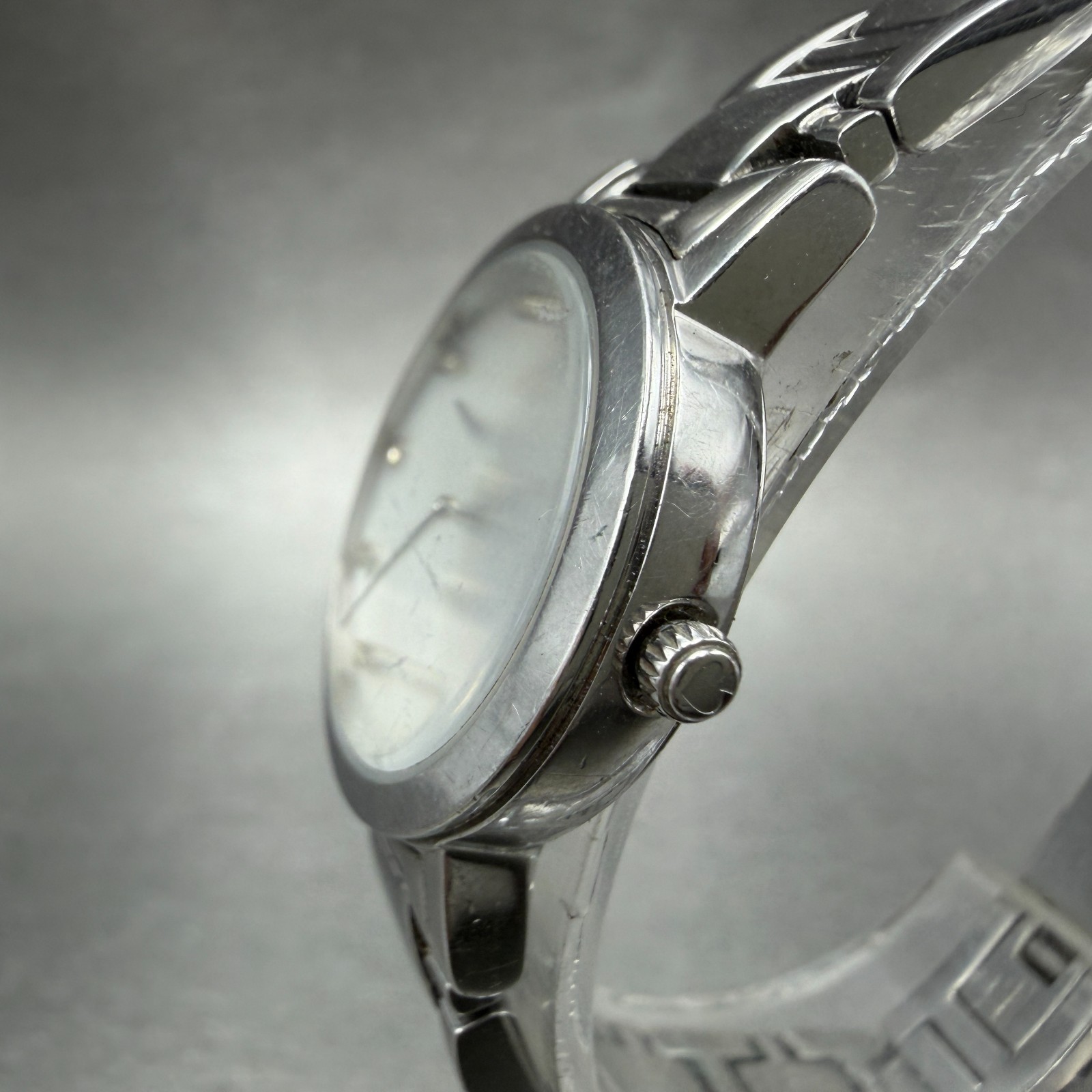 Kate Spade Gramercy Watch Women MOP Dial Silver Tone Round 0146 New Battery