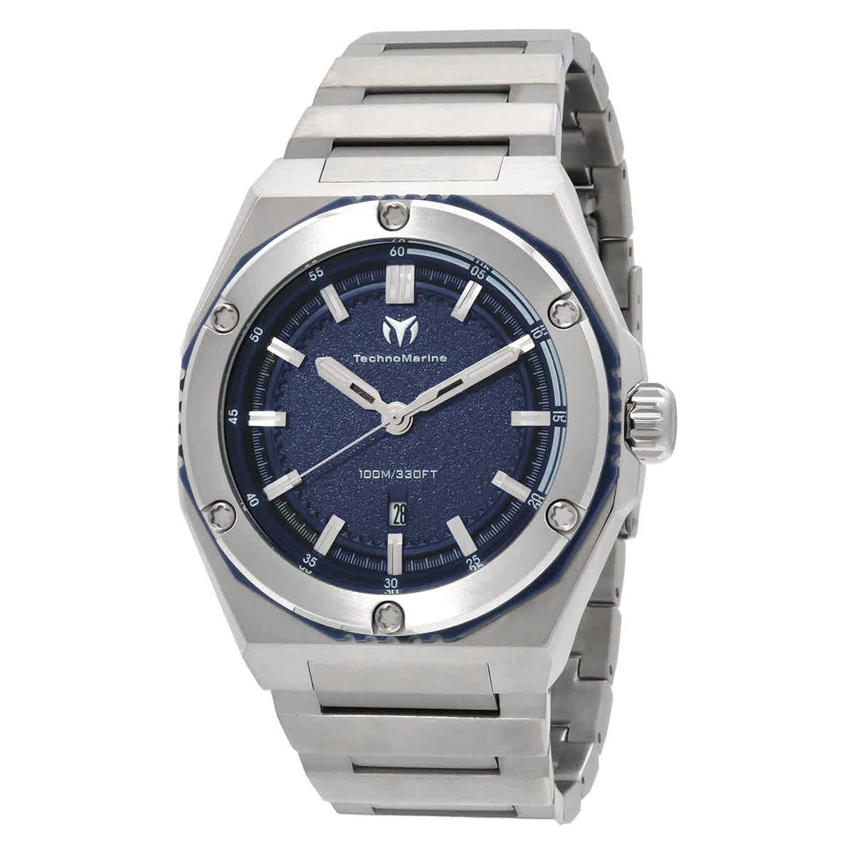 Technomarine TM-416090 Coral Blue Dial 45 mm Men’s Watch New
