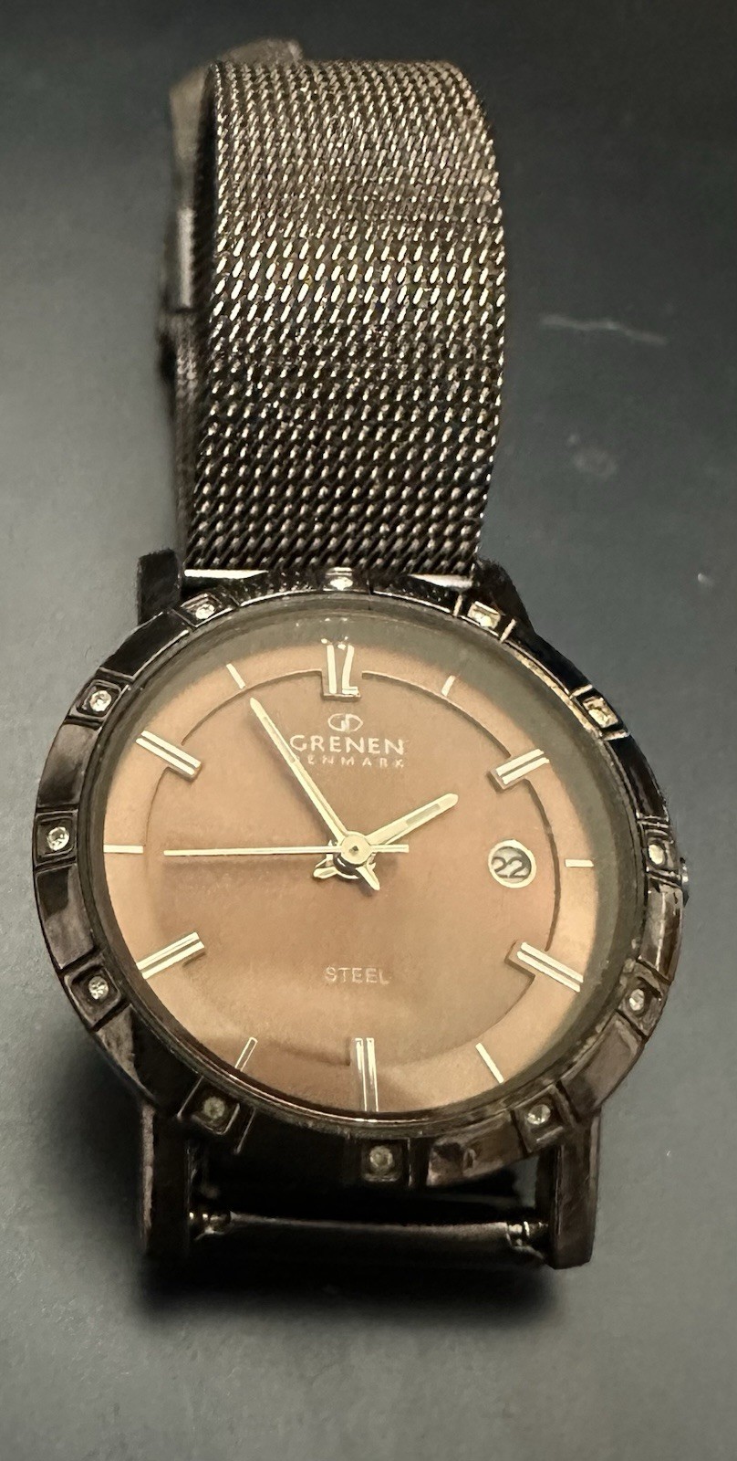 Grenen Denmark Watch by Skagen Design Women’s Brown Chocolate Band New Battery
