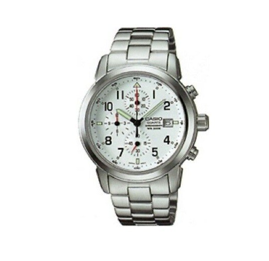 Casio MSY-501D-7B DURO 200M WR Chronograph Stainless Steel Watch